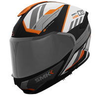 SMK Gullwing Tekker Motorcycle Helmet (MA217) - Matte Orange