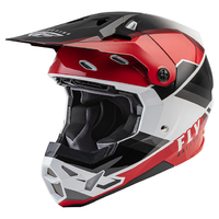 FLY Racing Formula CP Motorcycle Helmet Rush - Black/Red/White