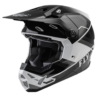 FLY Racing Formula CP Motorcycle Helmet Rush - Grey/Black/White