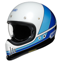 Shoei Ex-Zero TC-11 Equation Motorcycle Helmet - Blue/White