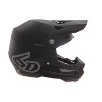 6D ATR-1 Solid Motorcycle Helmet - Matte Black