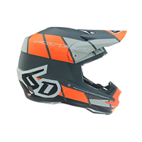 6D ATR-1 Shear Motorcycle Helmet - Neon Orange/Grey/Black