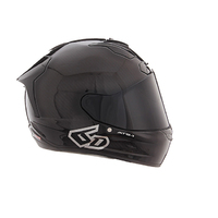 6D ATR-1R Solid Motorcycle Helmet - Gloss Black