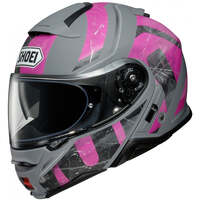 Shoei Neotec II Jaunt TC-7 Motorcycle Helmet - Pink/Grey