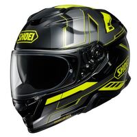 Shoei GT-AIR II Aperture TC-3 Motorcycle Helmet - Silver/Black/Yellow