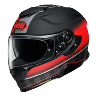 Shoei GT-AIR II Tesseract TC-1 Motorcycle Helmet - Black/Red