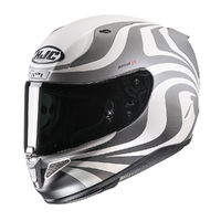 HJC RPHA 11 Eldon MC-10SF Motorcycle Helmet - White/Grey