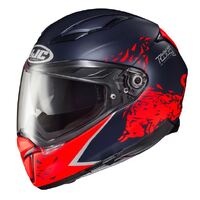 HJC F70 Spielberg Red Bull Ring Motorcycle Helmet - Matte Blue/Red
