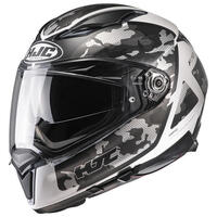 HJC F70 Katra MC-10SF Motorcycle Helmet - Black/Grey
