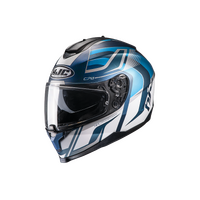 HJC C70 Lantic MC-2SF Motorcycle Helmet - White/Blue