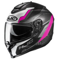 HJC C70 Silon MC-8 Motorcycle Helmet - Black/Pink