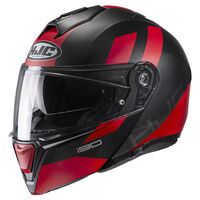 HJC I90 Syrex MC-1SF Motorcycle Helmet - Red/Black