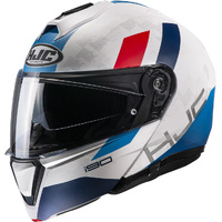 HJC I90 Syrex MC-21SF Motorcycle Helmet - White/Red/Blue