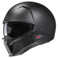 HJC I20 Semi-Flat Motorcycle Helmet - Black 