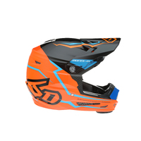 6D ATR -2Y Element Motorcycle Helmet Neon Orange/Ys