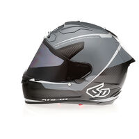 6D ATS -1R Alpha Motorcycle Helmet Silver