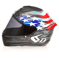 6D ATS -1R Super Patriot Motorcycle Helmet Rwb