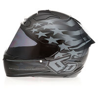 6D ATS -1R Super Patriot Motorcycle Helmet Black