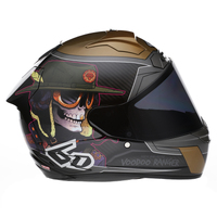 6D ATS -1R Voodoo Motorcycle Helmet Ranger