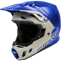 Fly Formula Cc Motorcycle Helmet Centrum Matte Blue Grey/Yl