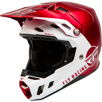 Fly Formula Cc Motorcycle Helmet Centrum Matte Red White/Yl