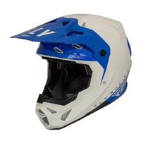 Fly Racing Formula CP Slant Motorcycle Helmet - Grey/Blue