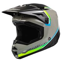 Fly Racing Youth Kinetic Vision Full Face Helmet - Grey/Black 