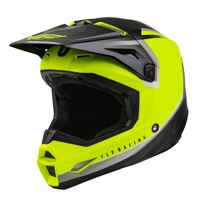 Fly Racing Kinetic Vision Full Face Helmet - Hi-Vis Yellow/Black