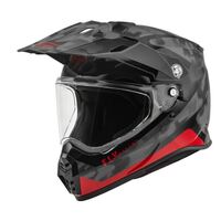 Fly Racing Trekker Pulse Motorcycle Helmet - Black/Red