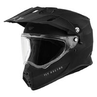 Fly Racing Trekker Motorcycle Helmet - Matte Black
