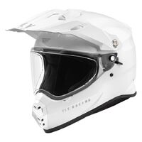 Fly Racing Trekker Motorcycle Helmet - White