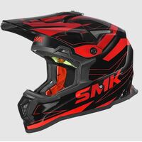 SMK Allterra (GL230) Slope Motorcycle Helmet - Black/Red