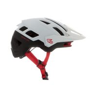 6D TB-2T Ascent Trail MTB Cycling Helmet  - Matte White/Black  