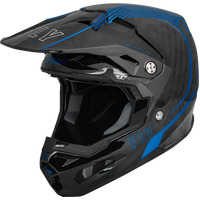 Fly Formula Carbon Motorcycle Helmet Tracer Blue Black/Yl
