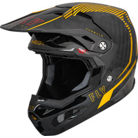 Fly Formula Carbon Motorcycle Helmet Tracer Gold Black/Yl