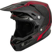 Fly Formula Carbon Motorcycle Helmet Tracer Red Black/Yl