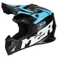 M2R X2 Motorcycle Helmet Charger PC -2F Blue