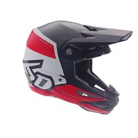 6D ATB-1 DH/BMX Switch Motorcycle Helmet - Red/White/Black