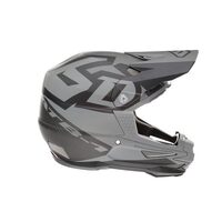 6D ATB-1 DH/BMX Switch Motorcycle Helmet - Grey/Black