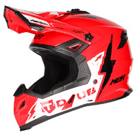 M2R X2 Motorcycle Helmet Tdub PC -1 Red