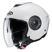 HJC I40N Motorcycle Helmet Semi-Flat Pearl White                                                                                                      