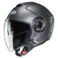 HJC-I40N Semi-Flat Titanium Motorcycle Helmet  (I40N)