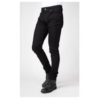 Bull-It 21 Men's Tactical Onyx Straight Long Motorcycle Jeans - Black