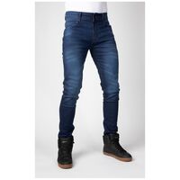 Bull-It 21 Mens Tactical Motorcycle Jeans Icon II Blue Slim (Aa) Long 