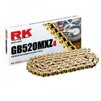 RK Racing  520MXZ x 120L MX Race Chain Gold
