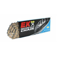 EK Motorcycle  525 QX-Ring Gold Chain 124L