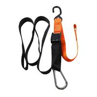 Tie Downs Snap Motorcycle Hook Loop 38mm Orange