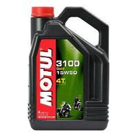 Motul 3100 Gold 4T Synthetic 15W50 Motorcycle Oil - 4L