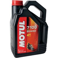 Motul 7100 4T Ester 100% Synth 20W50 Motorcycle Oil - 4L