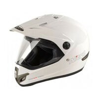 Nitro MX 630  Full Face Motorcycle Helmet - White Small